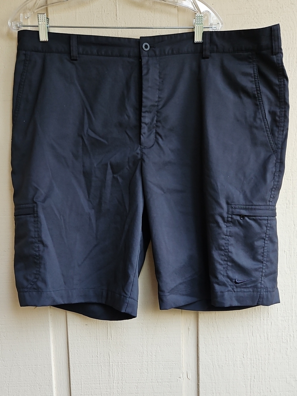Nike Black Men's Cargo Shorts with Side Pockets